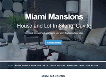 Tablet Screenshot of miamimansionssouthforbes.com